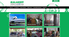 Desktop Screenshot of malakoff.com.my