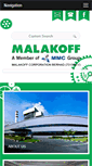 Mobile Screenshot of malakoff.com.my