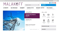 Desktop Screenshot of malakoff.fr
